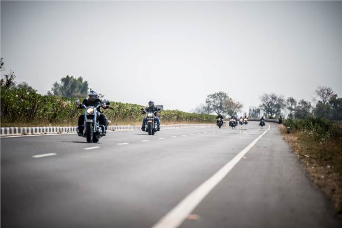 Harley owners participate in World Ride